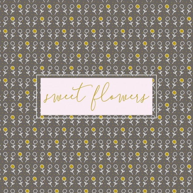 Free vector floral pattern design