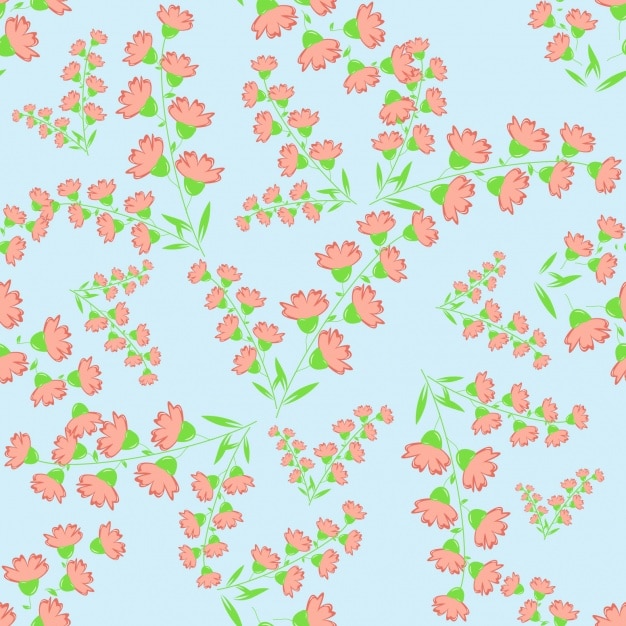 Free vector floral pattern design