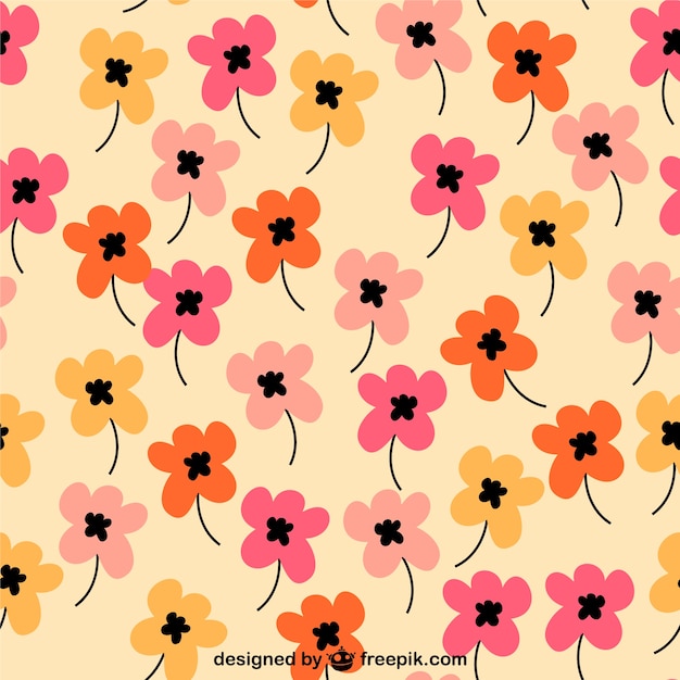 Floral pattern design 