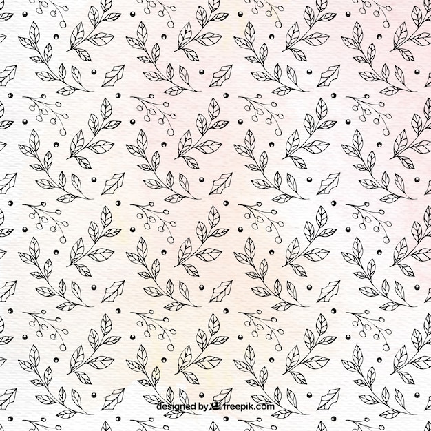 Free vector floral pattern design