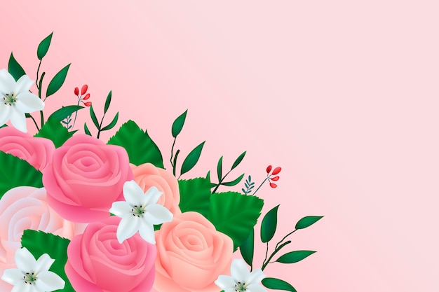 Free vector floral pattern design