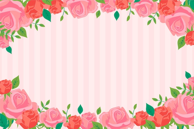 Free vector floral pattern design