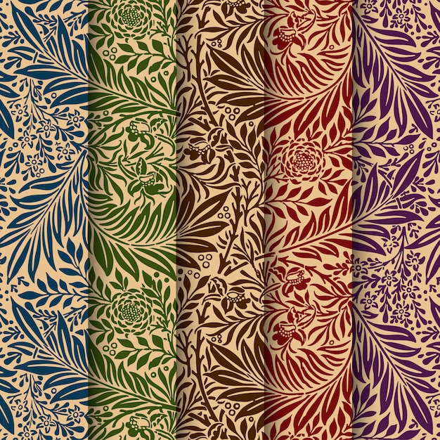 Floral pattern set 