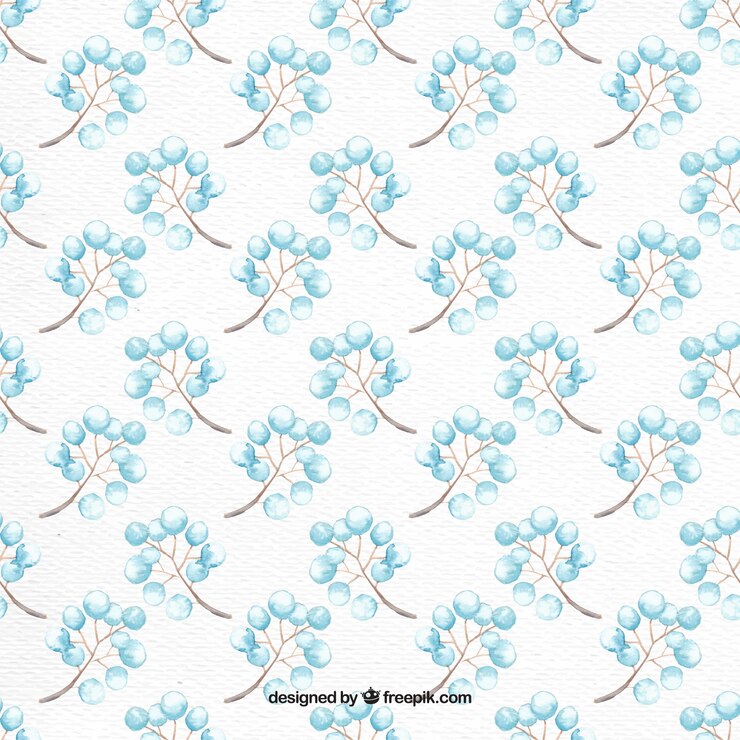 Free Vector floral pattern in watercolor