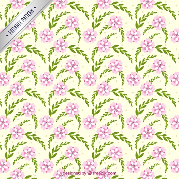 Vettore gratuito floral pattern