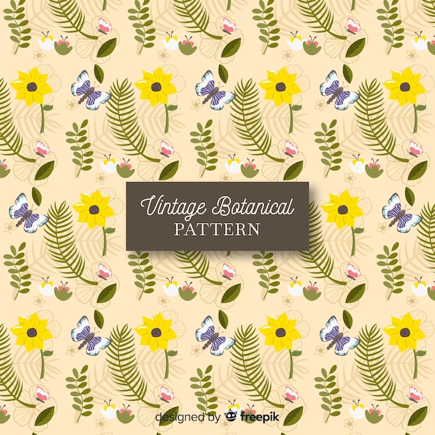 Free vector floral pattern