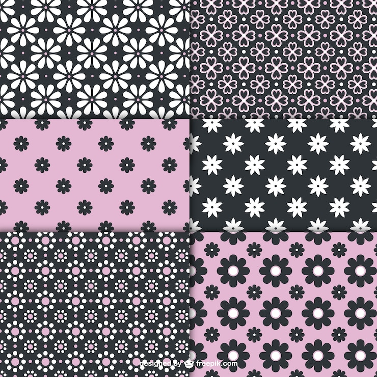 Free Vector floral patterns