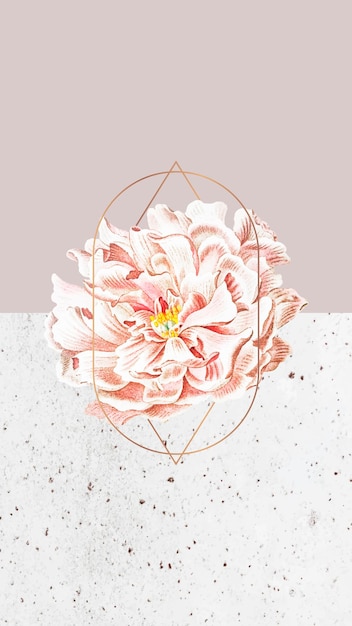 Free vector floral peony