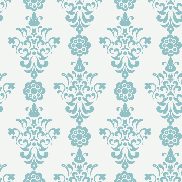 꽃 복고풍 벽지. 끝없는 배경, 완벽 한 패턴, 포장 또는 배경, 빈티지 벡터 일러스트 디자인