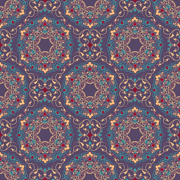 floral seamless pattern background in Arabian style