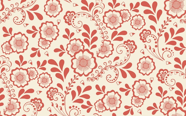 floral seamless pattern element in Arabian style. Arabesque pattern. Eastern ethnic ornament.