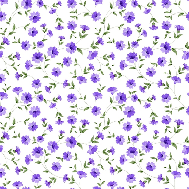 テキスタイルファブリックの花のシームレスなパターン。ベクトルイラスト。