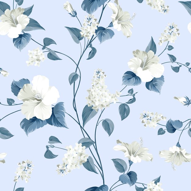 Floral seamless pattern.