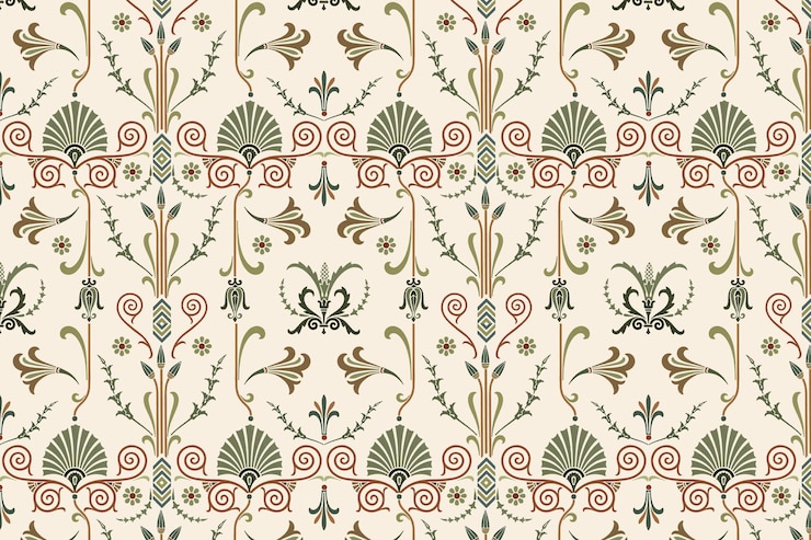 Free Vector floral seamless pattern