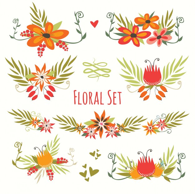 Floral set collection