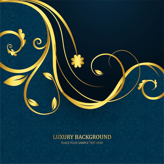 Free vector floral shiny luxury background