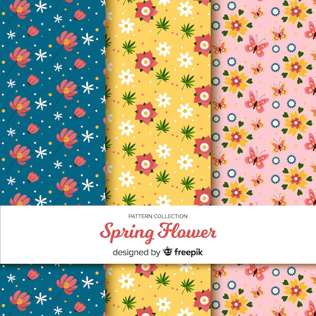 꽃 봄 패턴 모음