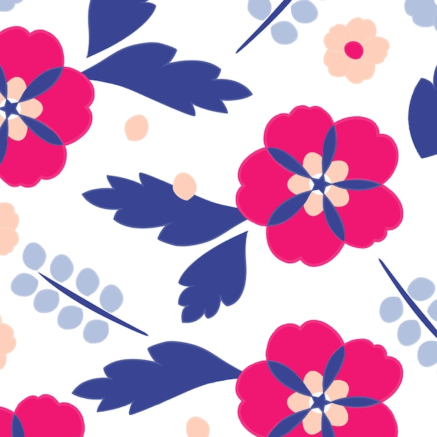 Floral Vector Pattern Design Illustration