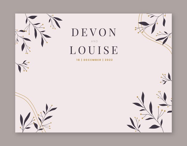 floral wedding celebration photocall