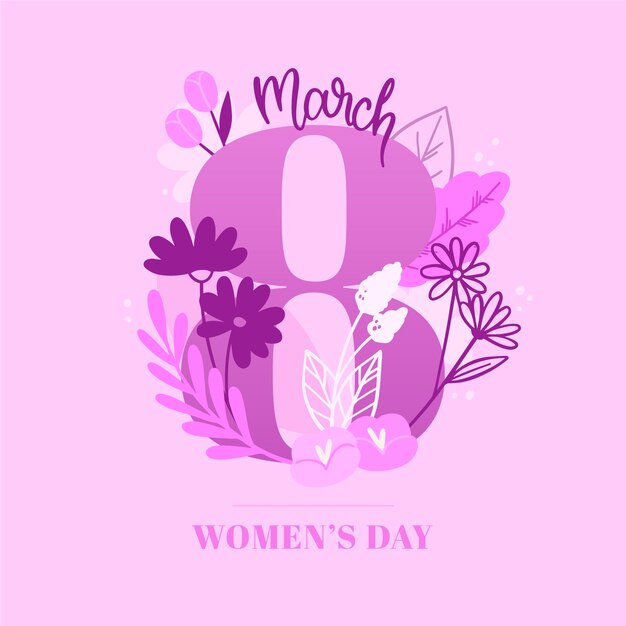 Floral womens day event design