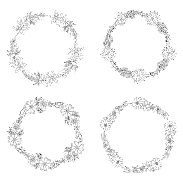 Floral wreath collection