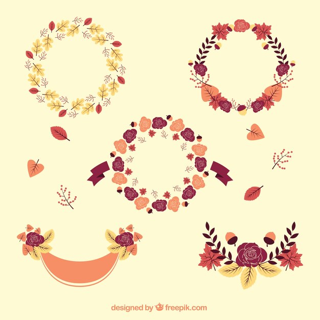 Floral wreath collection