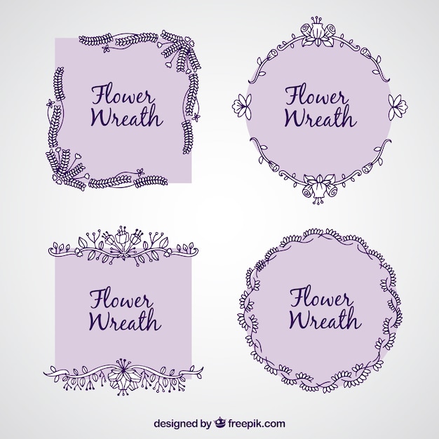 Floral wreath collection