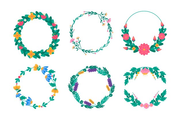 Floral wreath collection