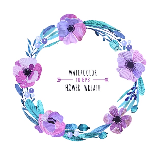 Floral wreath design