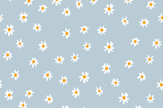 Free vector flower background desktop wallpaper, cute vector