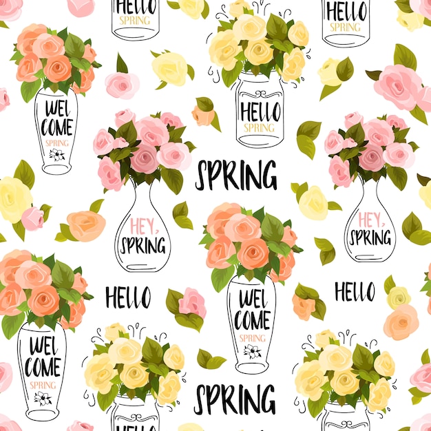 Flower greeting card Background