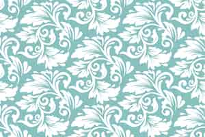 Free vector flower seamless pattern background. elegant texture for backgrounds.