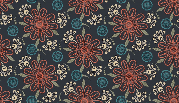 flower seamless pattern background. Elegant texture for backgrounds. 