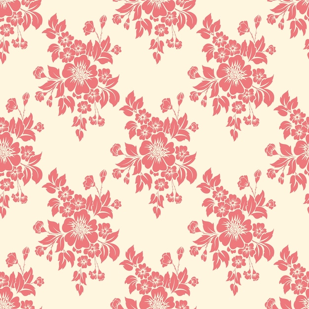 Flower seamless pattern background