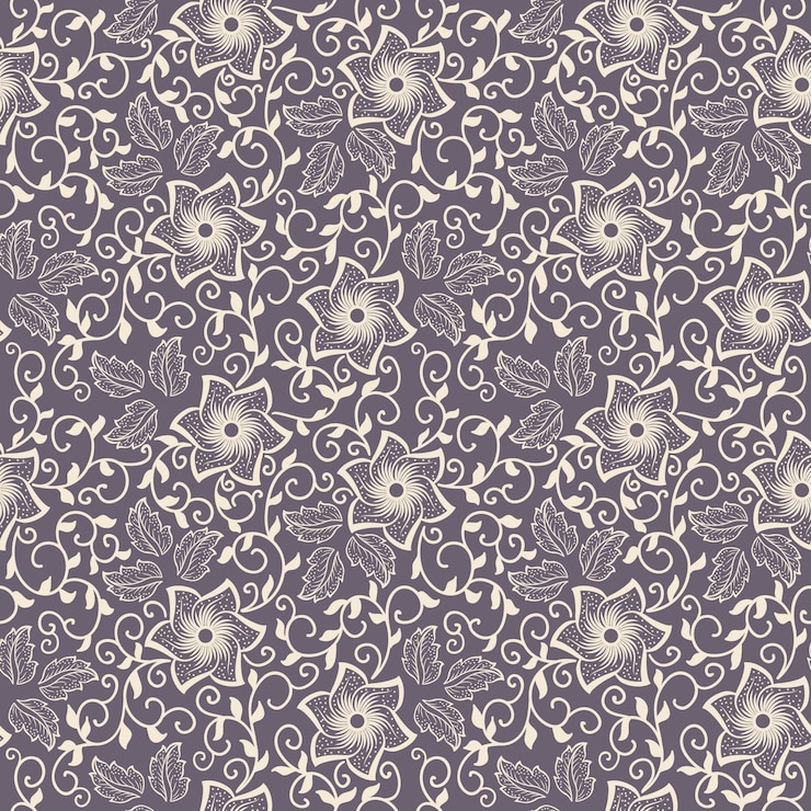 Free Vector flower seamless pattern background