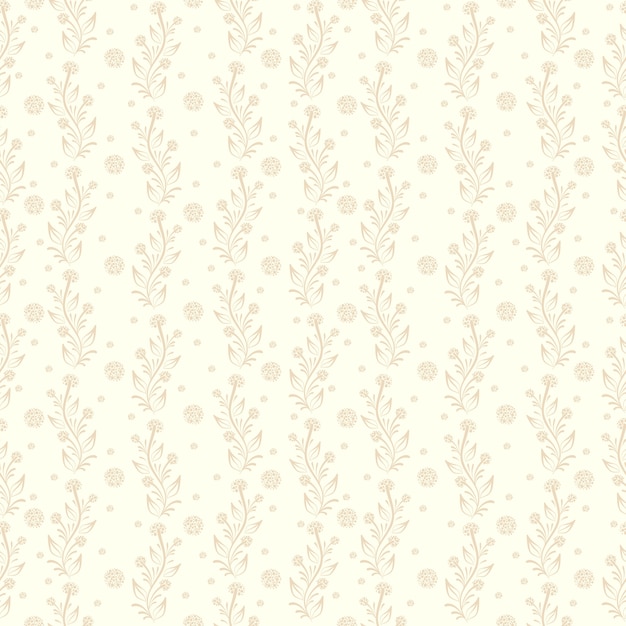 Free vector flower seamless pattern background