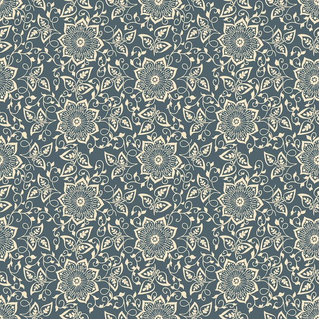 Free vector flower seamless pattern element