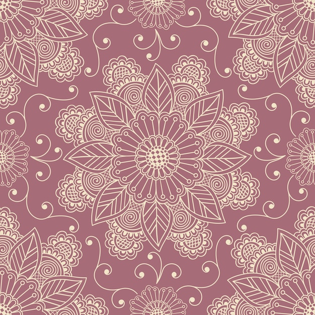 Flower seamless pattern