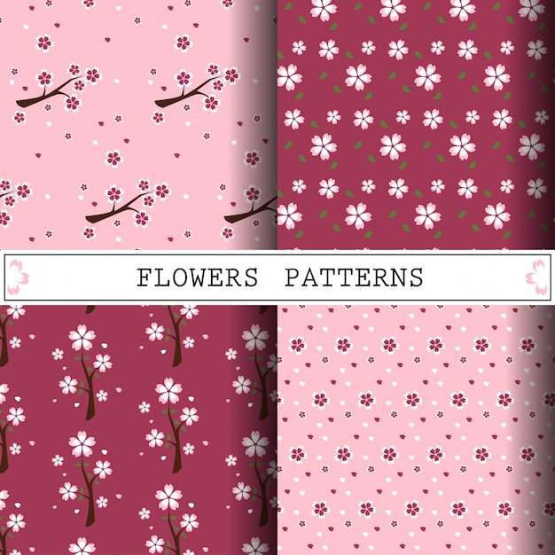 Flower vector pattern