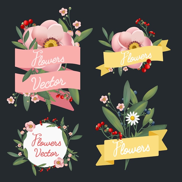 Free vector flower vector