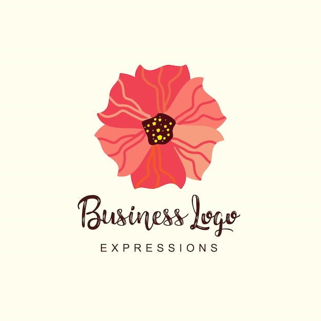 Flowers business logo