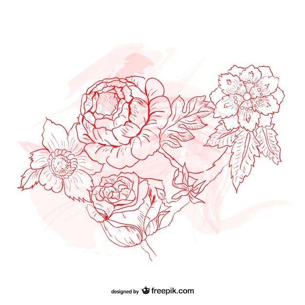 Flowers drawing
