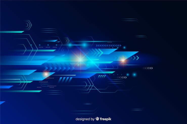 無料Vector 流れる光の動きの背景