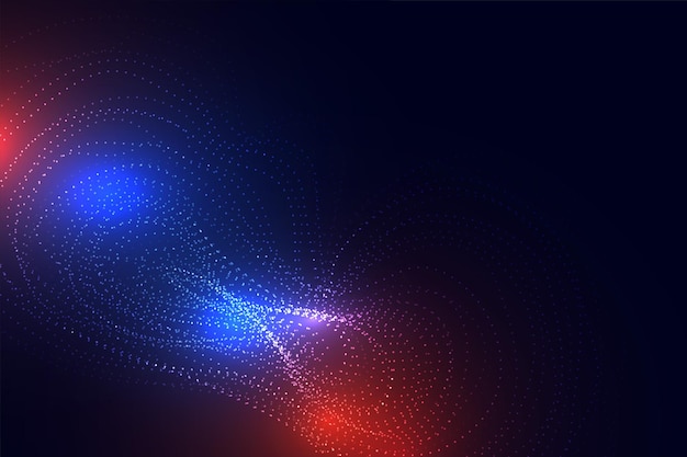 Free vector flowing technology lines digital background