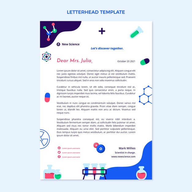 Flt design science letterhead