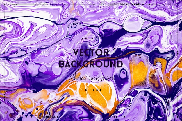 Fluid art texture abstract backdrop with swirling paint effect liquid acrylic picture with flows and...