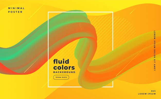  fluid flowing motion modern background template 