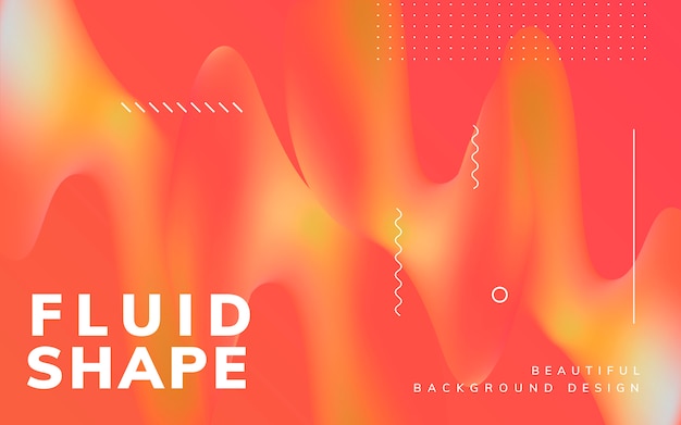 Fluid gradient wallpaper design