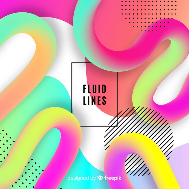 Fluid lines background