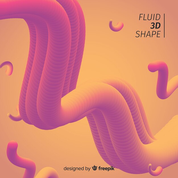 Fluid shape background